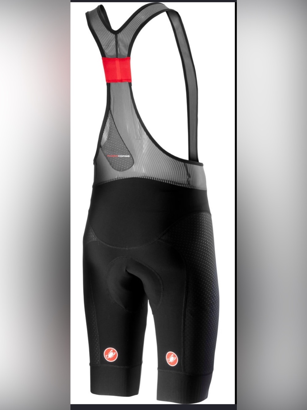 Well Used Castelli Free Aero Race 4 Black and Gray XL Cycling Bibs (See Photos)